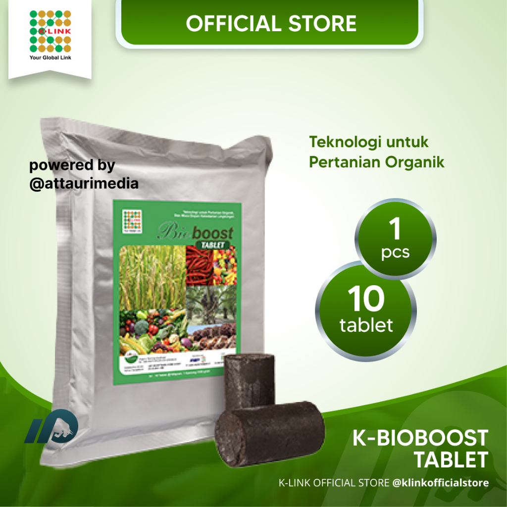 Bioboost Tablet Pupuk Organik Pupuk Hayati Original K-Link Official Store