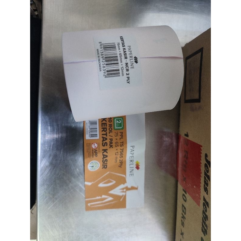 

Kertas kasir / kertas kalkulator 75x65 paperline 1ply harga 1 roll