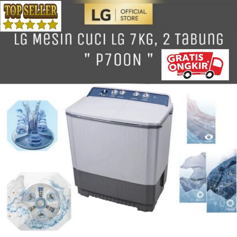 KHUSUS DALAM PALEMBANG MESIN CUCI 2 TABUNG LG 7 KG 9 KG P9050R P700N