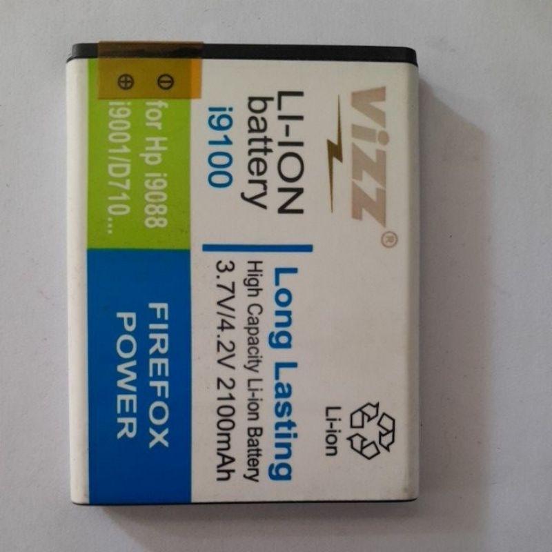 Baterai Vizz Samsung i9100/i9001/i9088