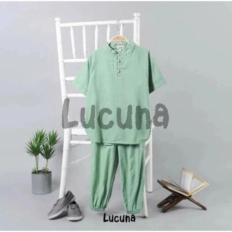 Set Koko Adam Anak Lucuna