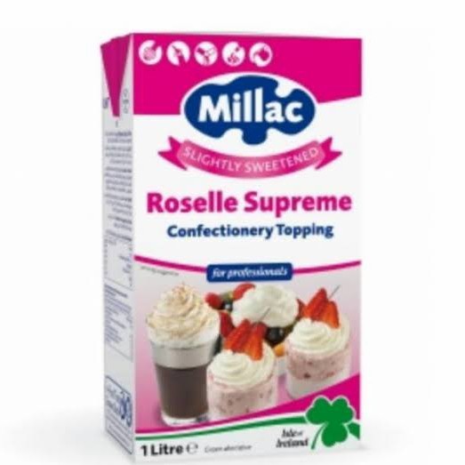 

Millac Roselle Supreme Cream 1liter whipping non dairy whip