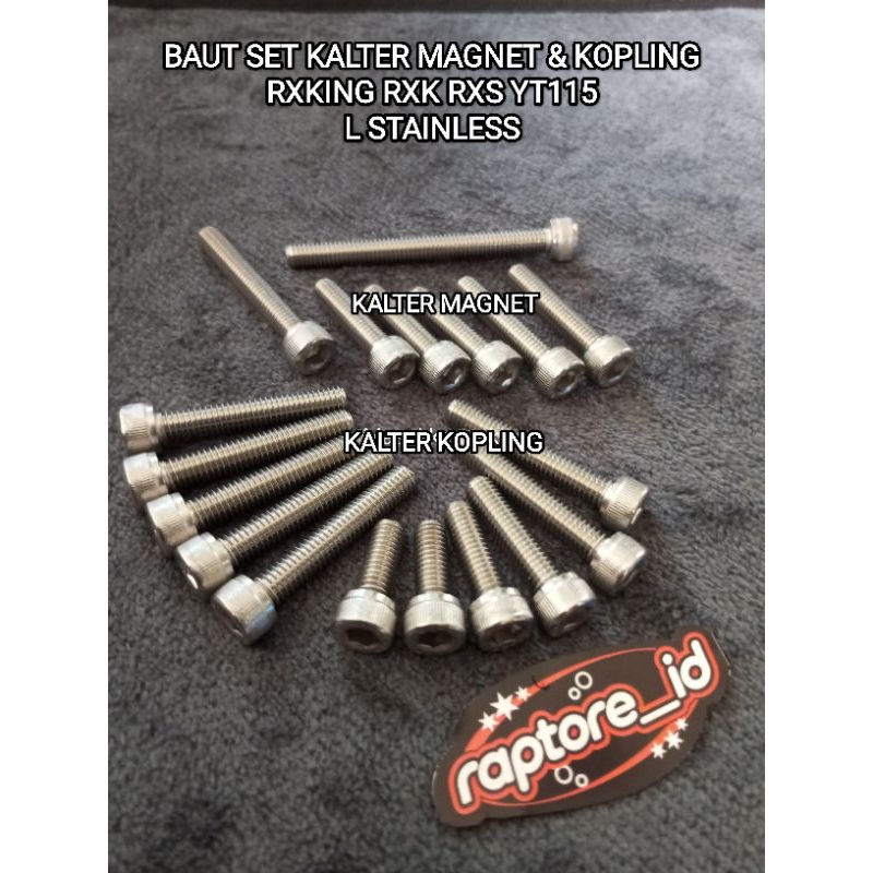 BAUT BLOK BLOCK KALTER KANAN KIRI BAK MAGNET KOPLING RXKING RXK RXS YT115 RX100 L STAINLESS