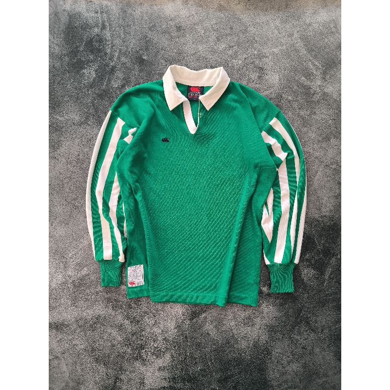 KAOS TSHIRT VTG LONG SLEEVE CANTERBURY POLO RUGBY