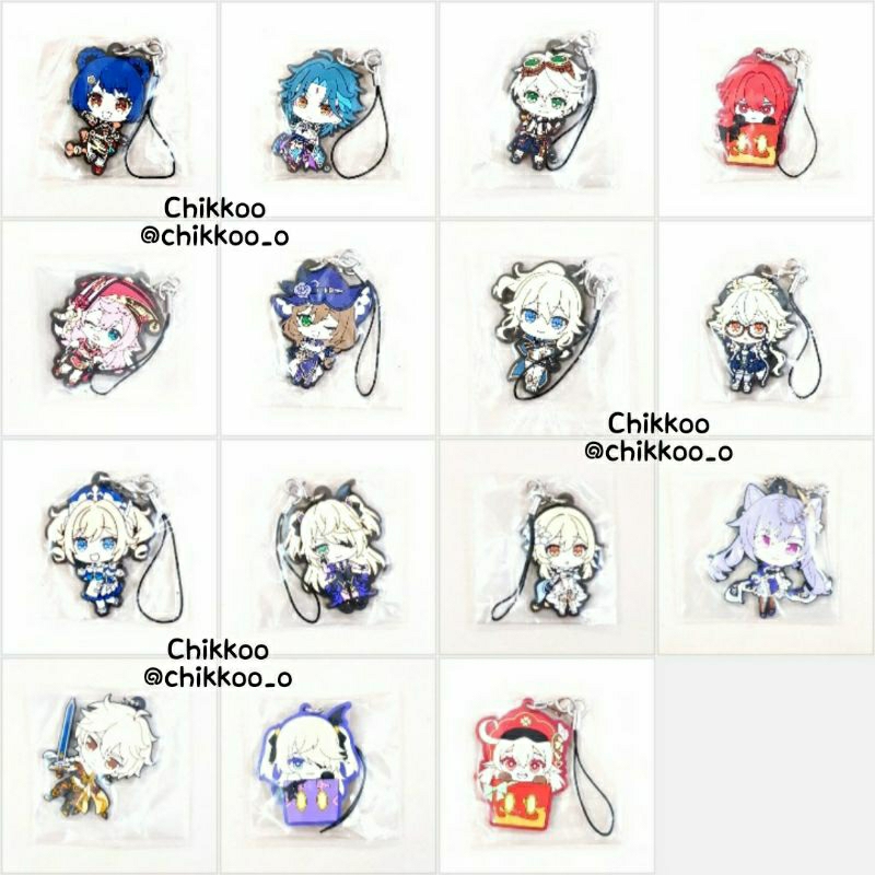 Genshin Impact Rubber Charm