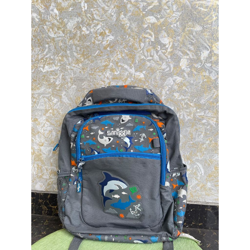 [PRELOVED RESTYLE STUFF] TAS RANSEL ANAK SMIGGLE IKAN