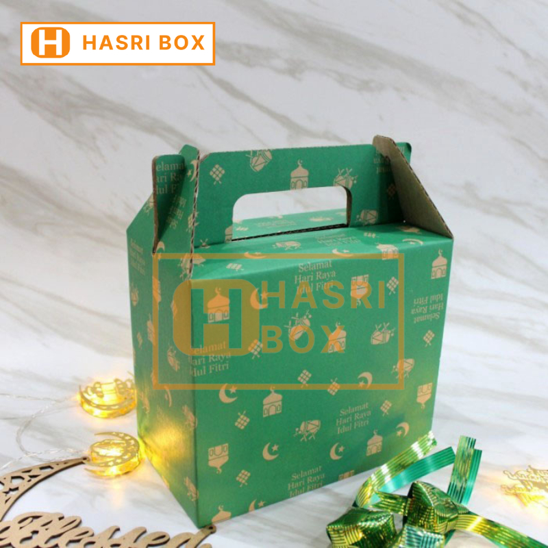 

( 10 Pcs ) Kardus Box Jinjing Botol Kale 250ml Isi 8 Lebaran Kotak Packaging Hampers Toples Parsel Idul Fitri Dus Tenteng 21x12x18