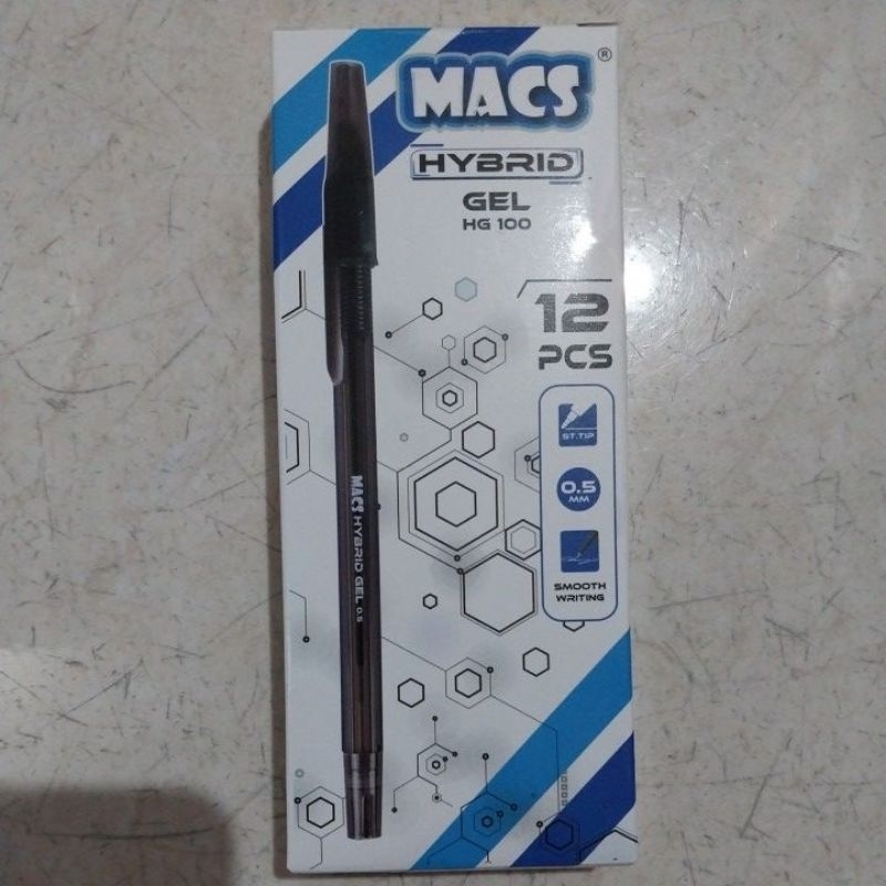 

Pen Macs Hybrid Gel HG 100 0.5mm hitam