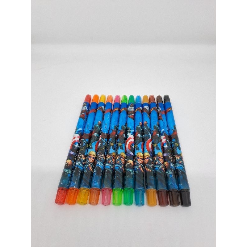 

CRAYON PUTAR PANJANG (1set/12pcs) 12 warna panjang 16cm