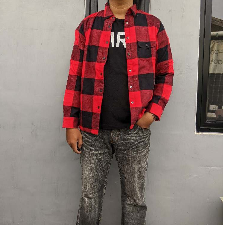 KEMEJA FLANEL UNIQLO SHERPA