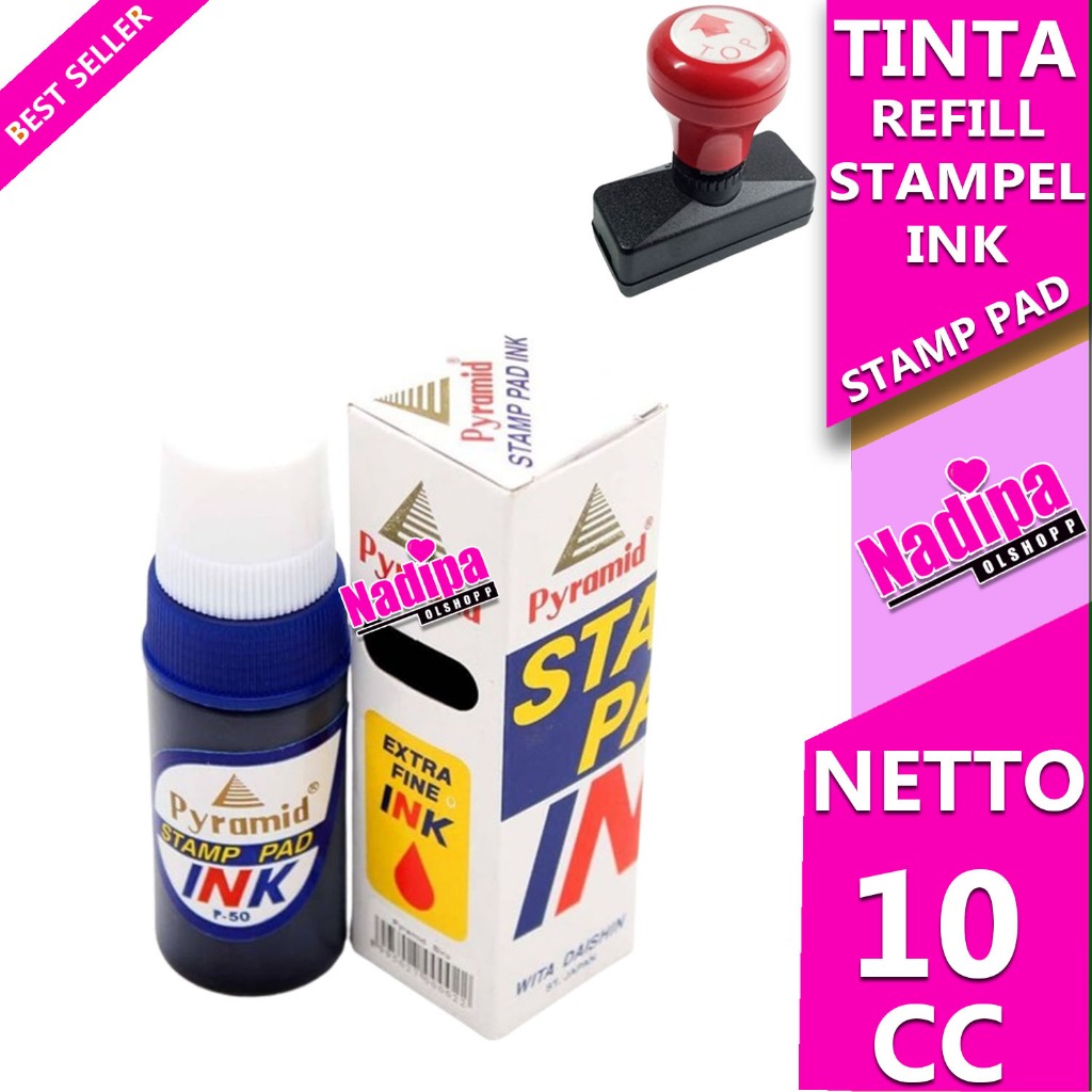 

TINTA REFILL STAMP PAD STAMPEL INK 50 CC nadipa olshopp