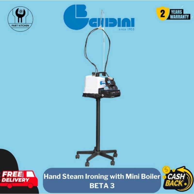 Ghidini Hand Steam Ironing w/mini Boiler BeTa 3