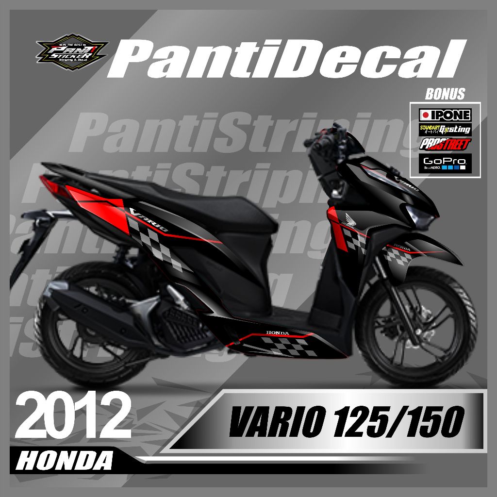 Sticker Decal Motor Honda Vario 125 150 Fullbody 2018 All New -skotlet Dekal Vario 125/150 Desain Mi