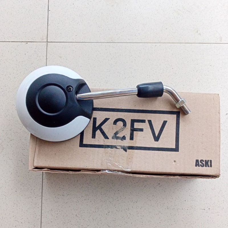 spion scoopy warna putih gilap original ahm 2017 2018 2019 2020