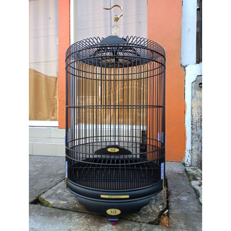 sangkar murai BnR blackdoff tebok PVC ukuran no. 2 (+- D57cm)