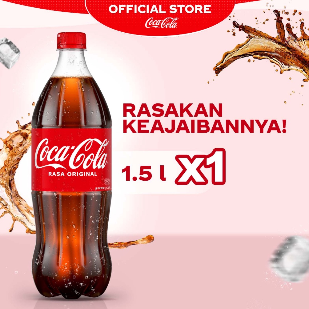 

Ready Stok CocaCola Minuman Soda Original Botol 15L V51