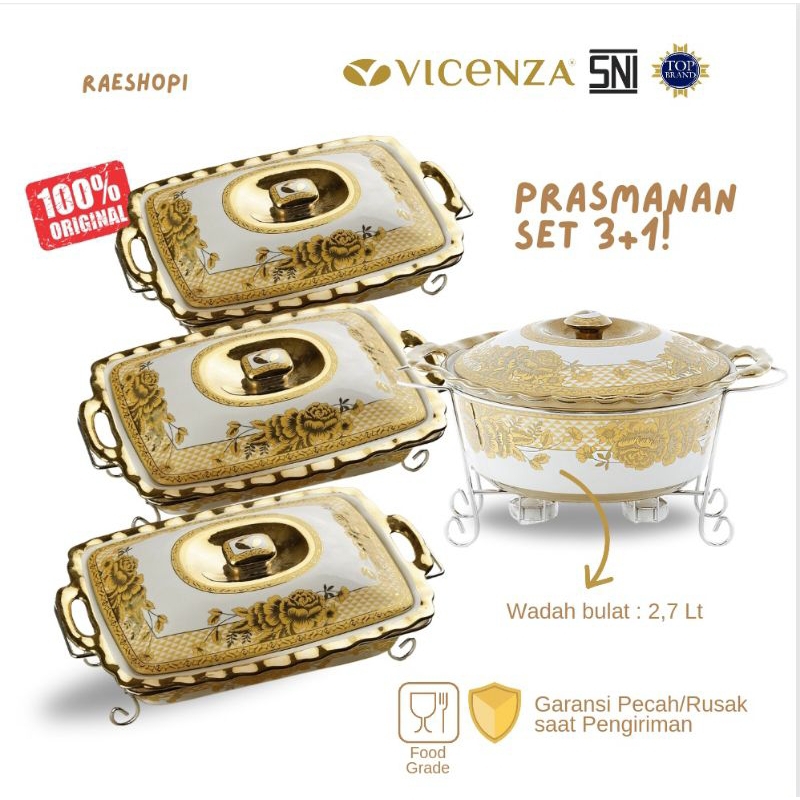 Vicenza Prasmanan Set CR680/3 + CR681/1 motif Gemini