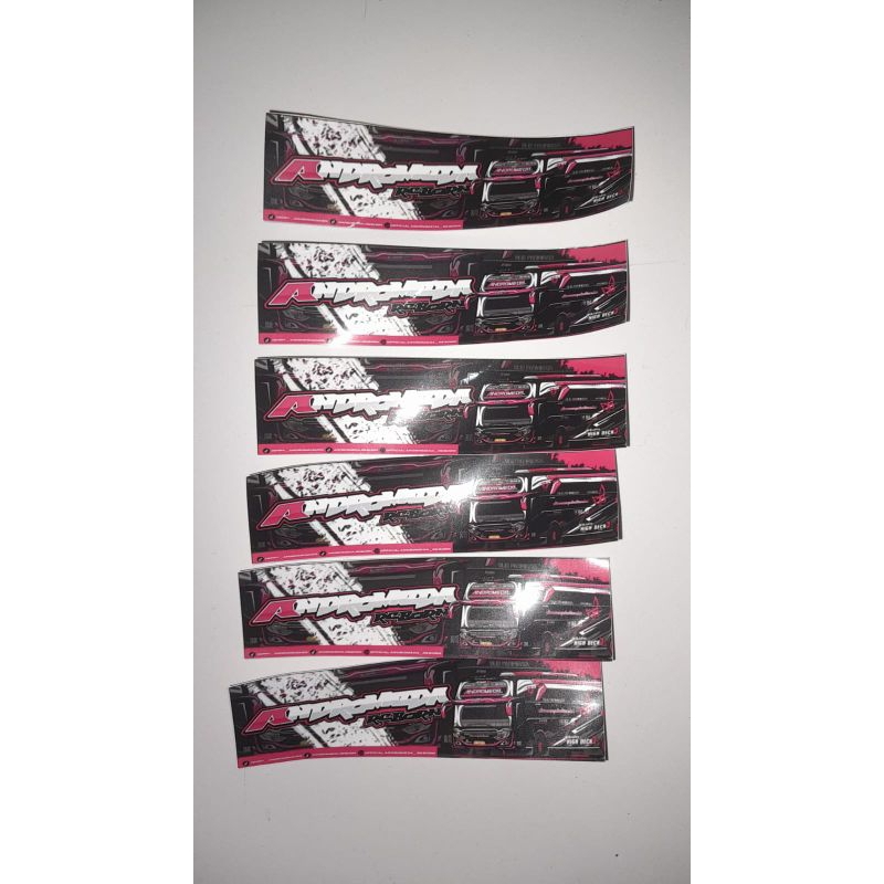 

Stiker bus ANDROMEDA REBORN isi 5pcs