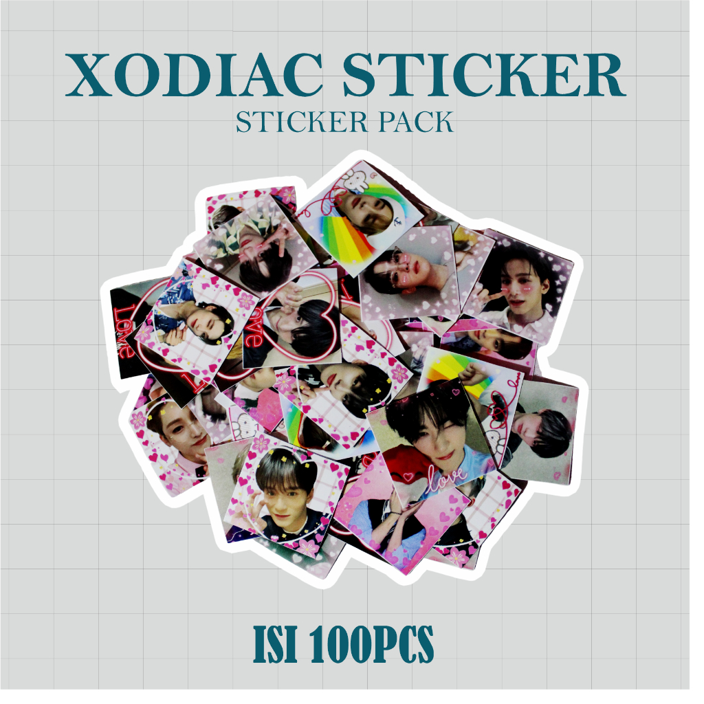 

[100PCS] Sticker Deco Mail Sticker XODIAC Freebies KPOP