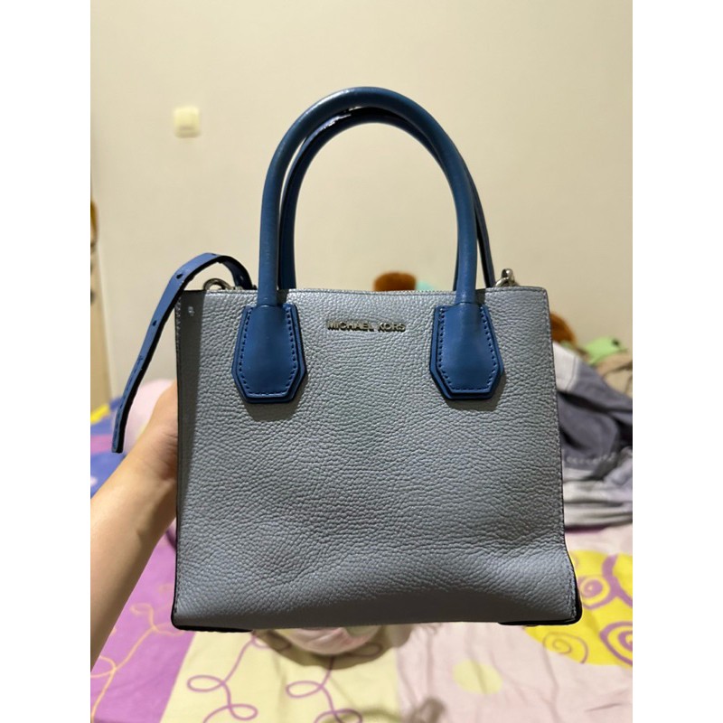 [Preloved] MK Studio Mercer Bag in Pale Blue White Blue
