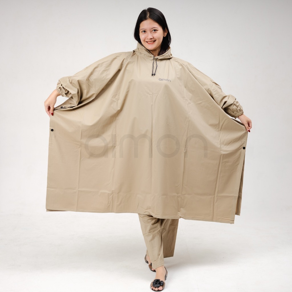Jas Hujan Ponco Jumbo Kelelawar Tebal Original Aimon