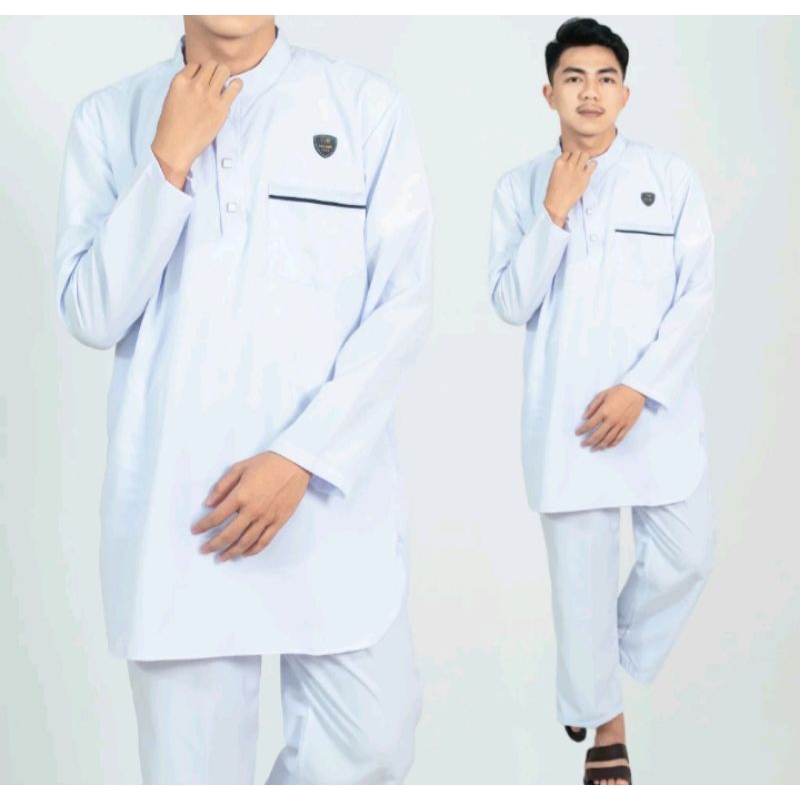 Set koko kurta /Setelan Gamis pria lengan panjang/setelan remaja dewasa