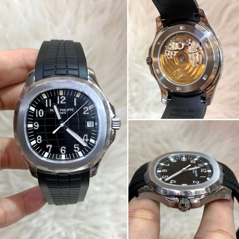 Jam tangan Automatic Swiss PP Patek 5167 Rubber Sapphire fullset