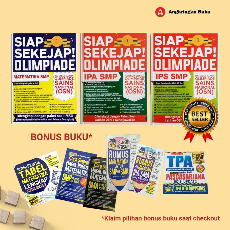 Siap Sekejap Olimpiade IPA SMP - IPS SMP - Matematika SMP