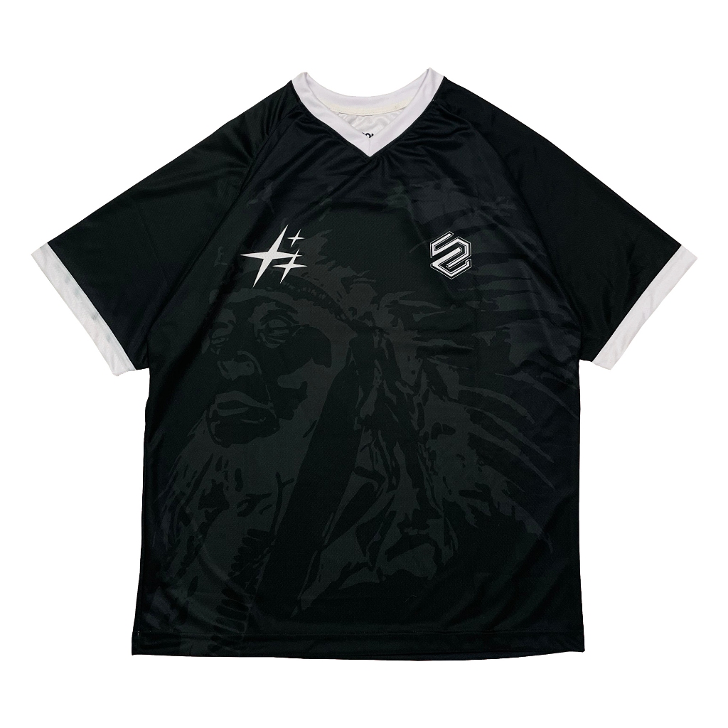 [BOXY OVERSIZE] APACHE BLACK CASUAL JERSEY | CASUAL OUTFIT