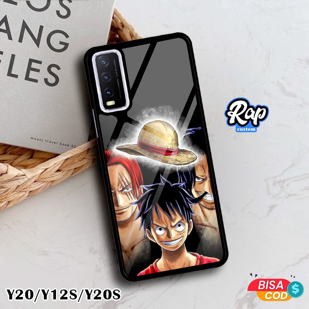 COD Case VIVO Y20 Y12S Y20S Terbaru Fashion Case Gambar Motif Anime One Piece Aesthetic Casing Hp Ca