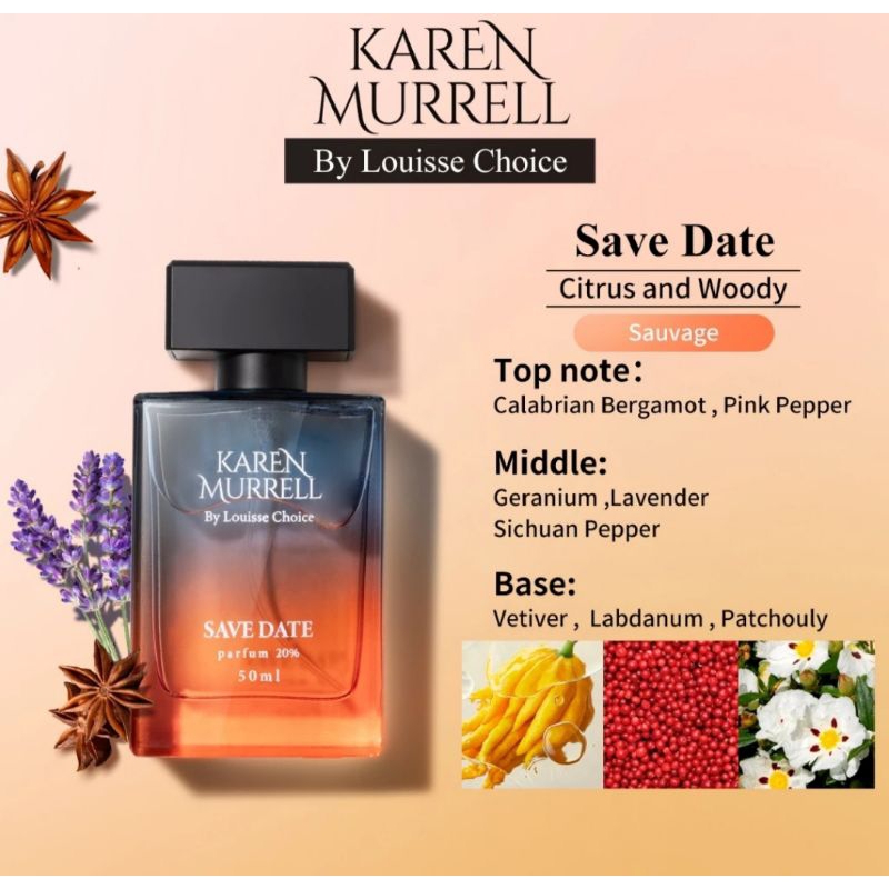 [DECANT] LOUISSE CHOICE & KAREN MURRELL UNISEX PARFUM 20% SAVE DATE Original 100%