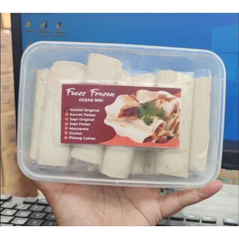 

kebab mini frozen isi kornet