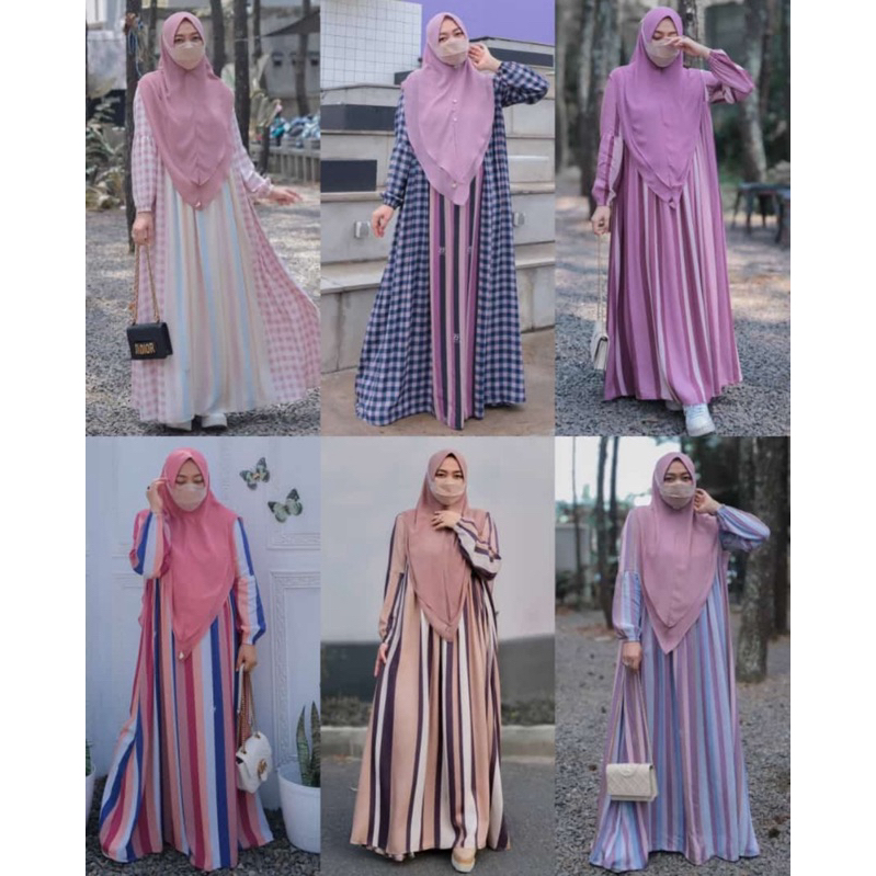 [ZAFEETRI BASIC] GAMIS DAILY ZAFEETRI (DRESS SAJA)