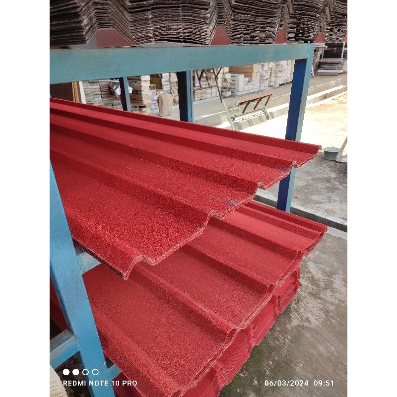 Spandek pasir merah tebal 0,3