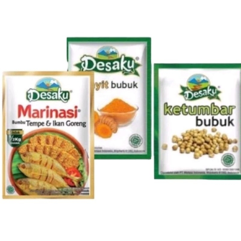 

DESAKU Bumbu Gorengan Marinasi Ayam Tempe Ikan Ketumbar, bumbu instant, bumbu instant serbaguna