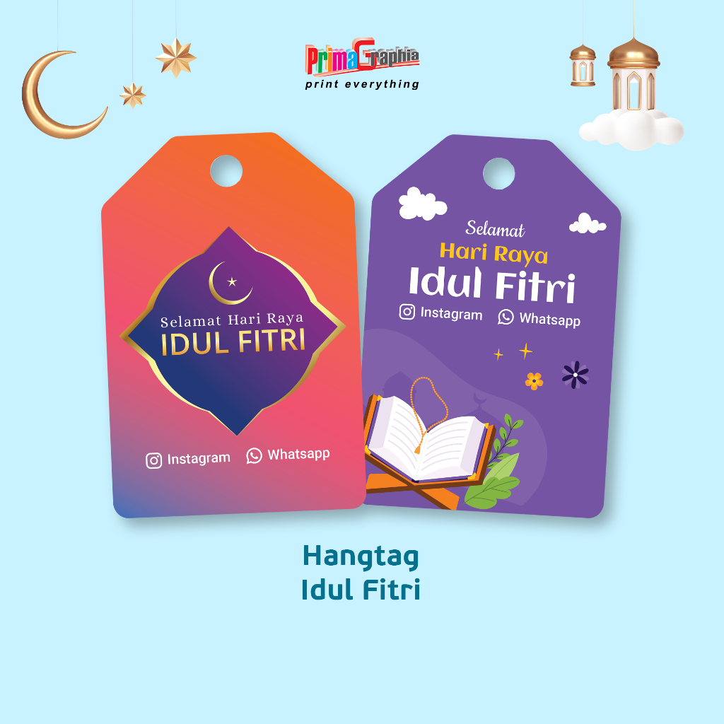 

Cetak Hang Tag Idul Fitri Kotak 1 Sisi Custom Desain Template
