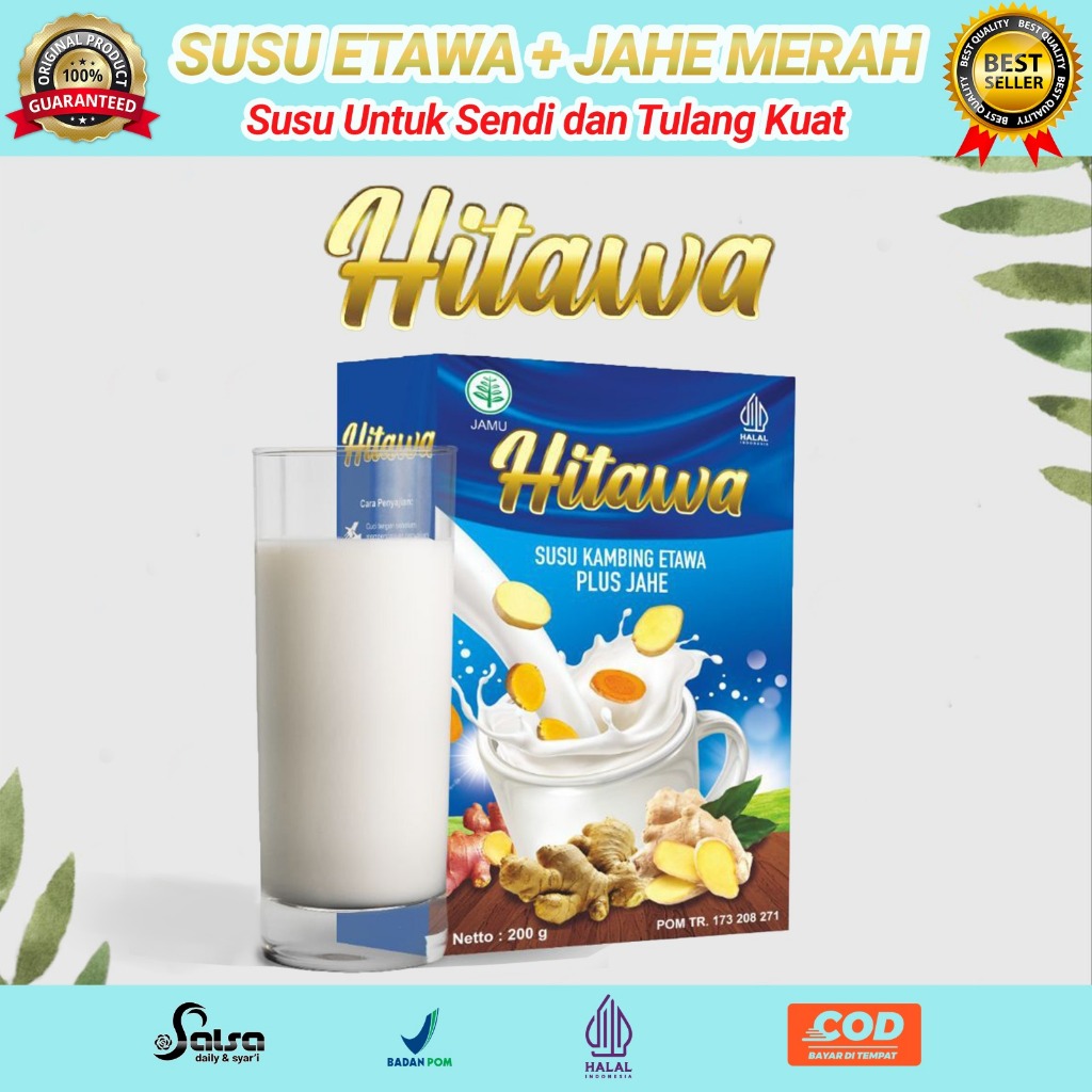 

HITAWA Susu Kambing Etawa Plus Jahe Atasi Nyeri Sendi