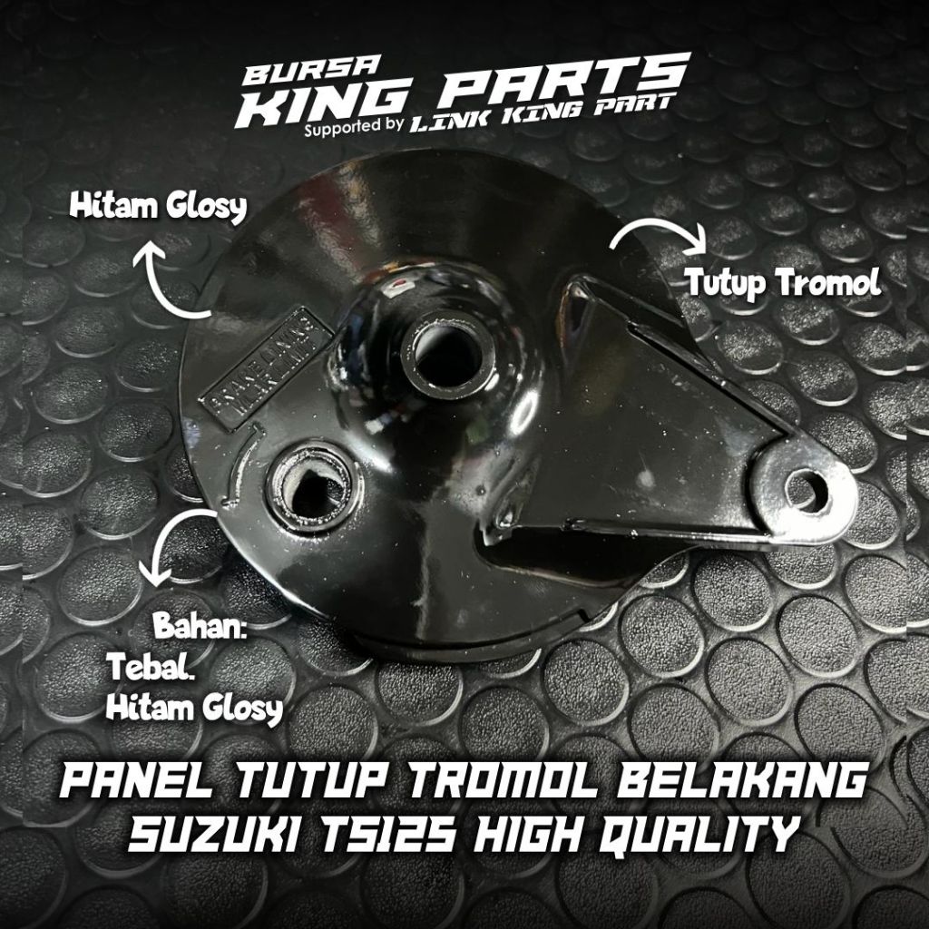 PANEL TUTUP TROMOL SUZUKI TS125 HIGH QUALITY/PANEL TROMOL BELAKANG TS 125