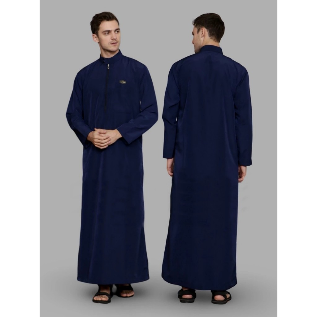 Jubah Pria - Jubah Pria Muslim - Jubah Gamis Pria Muslim Azwan Lengan Panjang