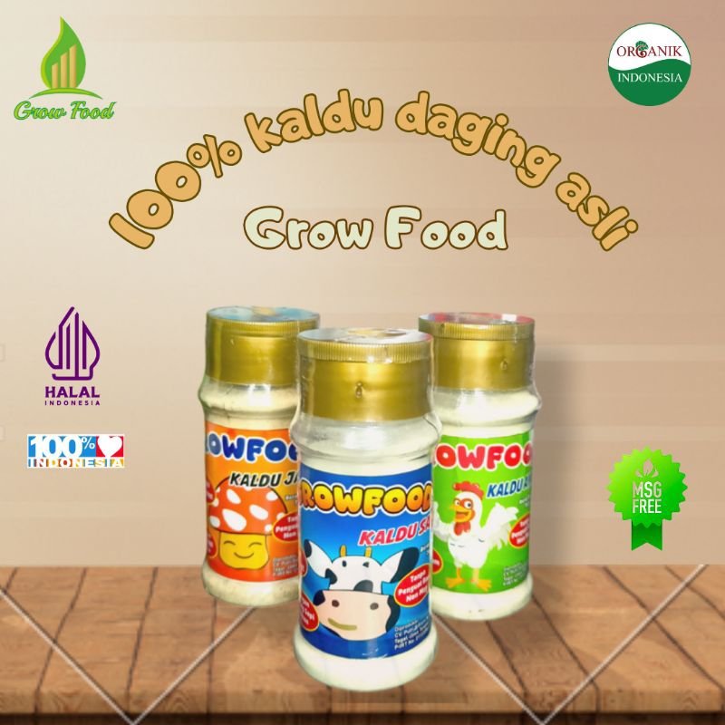 

Grow Food, Original - Bumbu Masak Kaldu Alami - Non MSG