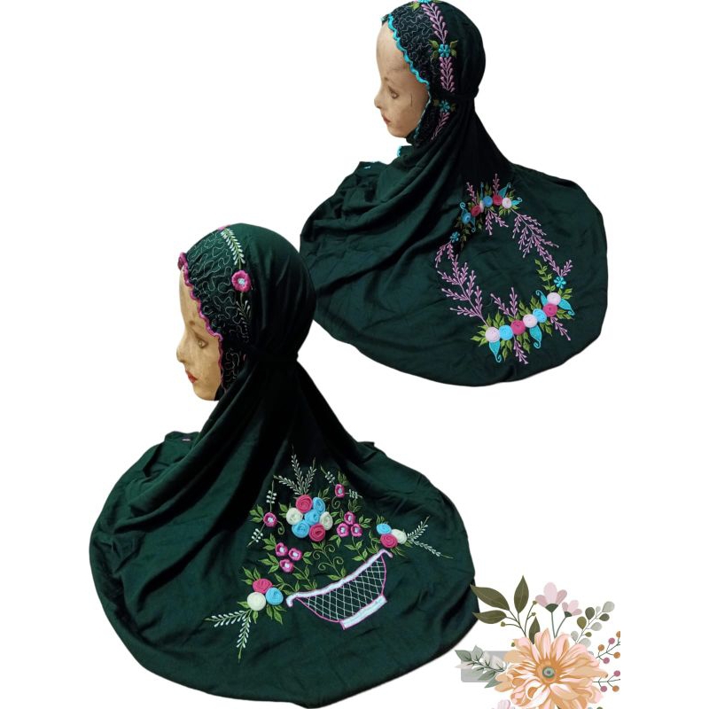 MUKENA RAYON TERUSAN BORDIR ANAK MUKENA ANAK CANTIK MUKENA ANAK MURAH MUKENA RAYON TILE BORDIR CANTI