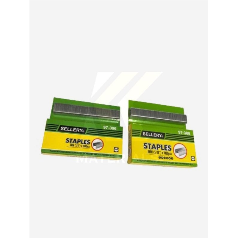 

ANAK HEKTER TEMBAK 6MM, 8MM SELLERY / REFILL HEKTER TEMBAK SELLERY / ANAK GUN TACKER 6MM DAN 8 MM SELLERY