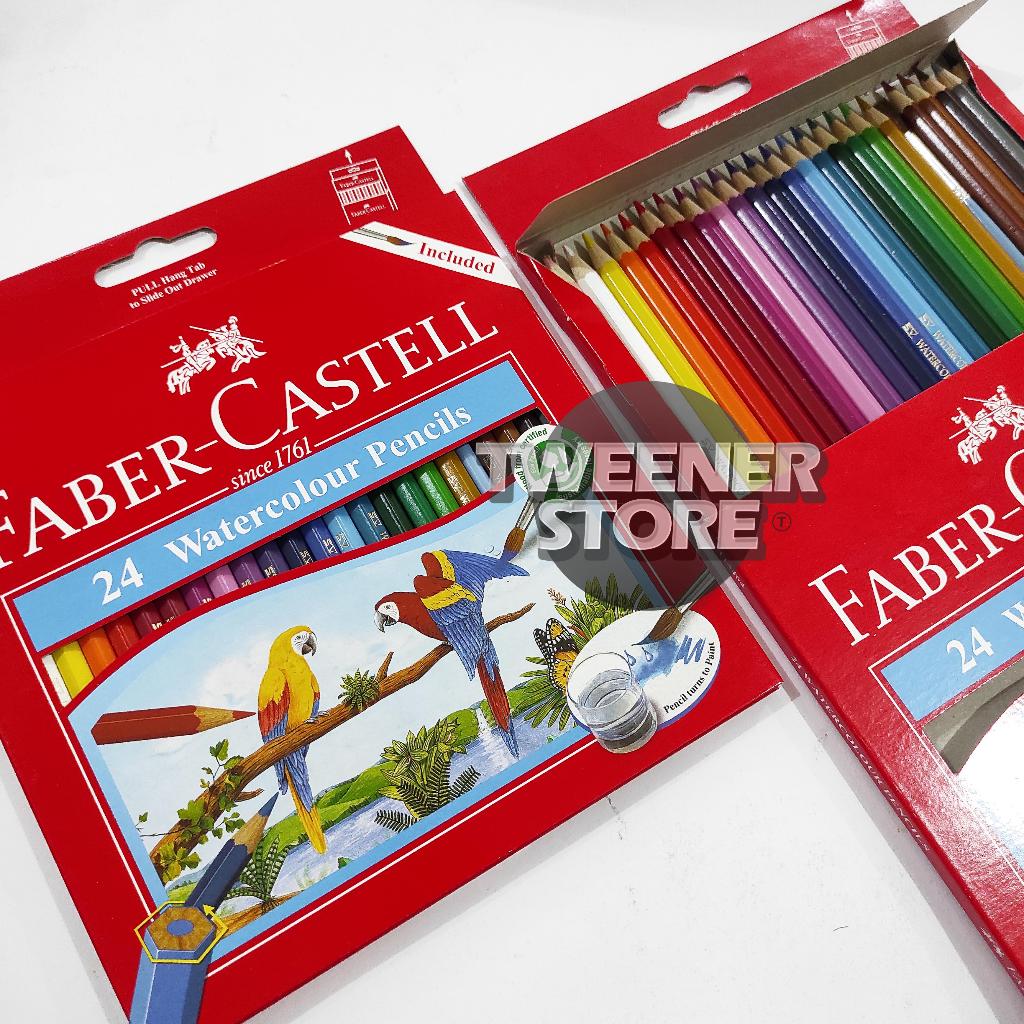 

Faber Castell PENSIL WARNA WATERCOLOUR 24 Colours