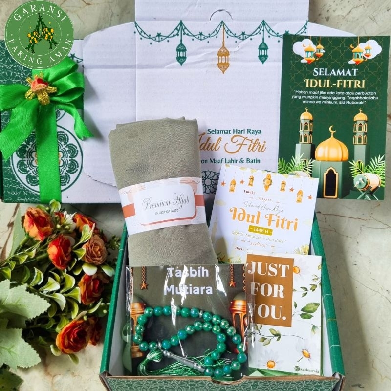 

Hampers Lebaran Hijab / Hampers idul Fitri / Kado Simple Lebaran ( Hijab)