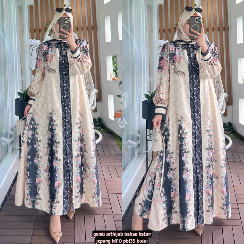 gamis set hijab zaira / set gamis hijab zaira