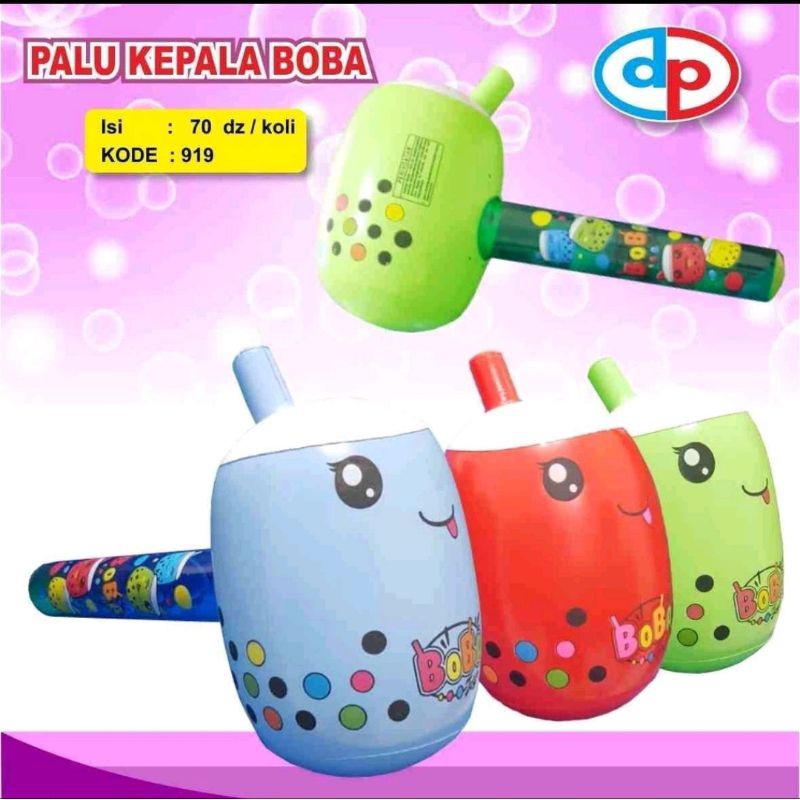 1 Lsn PALU KEPALA BOBA Mainan Tiup