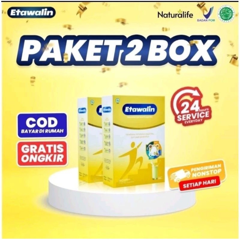 

Susu Etawalin - Paket 2 Box Untuk Atasi Asam Urat Radang Nyeri Sendi / Otot & Tulang / Mencegah