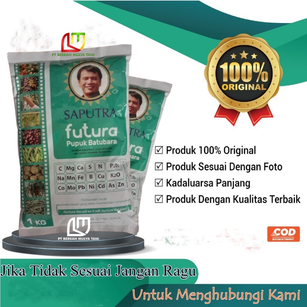 Pupuk Batubara Futura Nutirisi Pelengkap Organik 1 Kg Saputra
