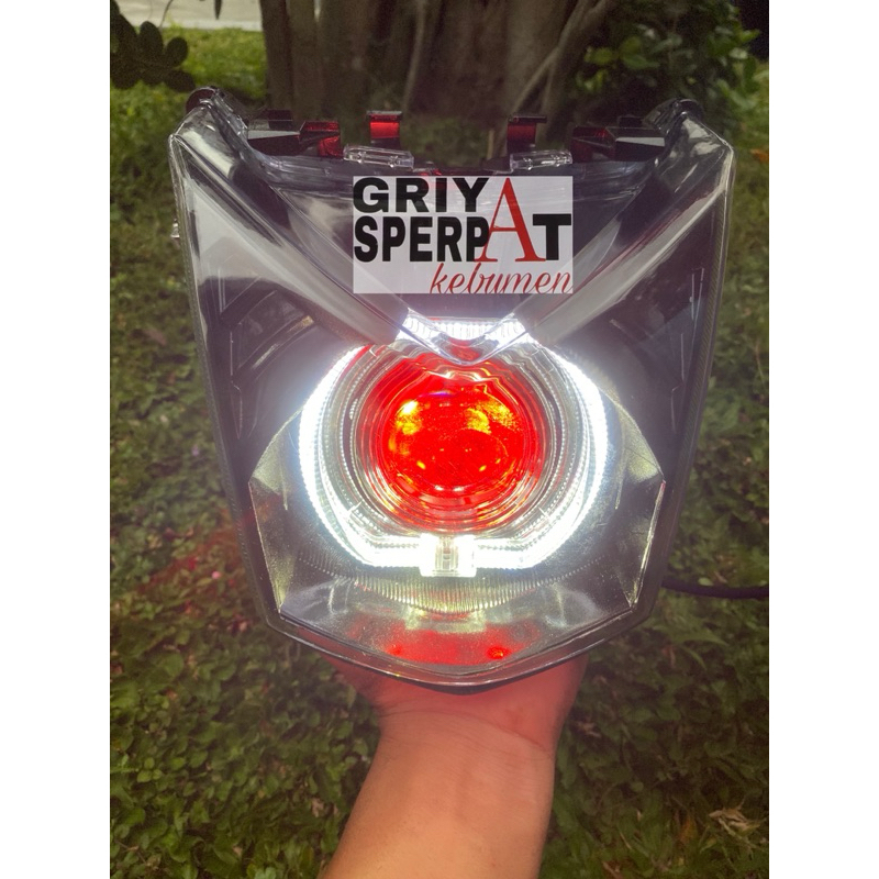 REFLEKTOR LAMPU DEPAN BEAT FI 2012-2015 BILED LED