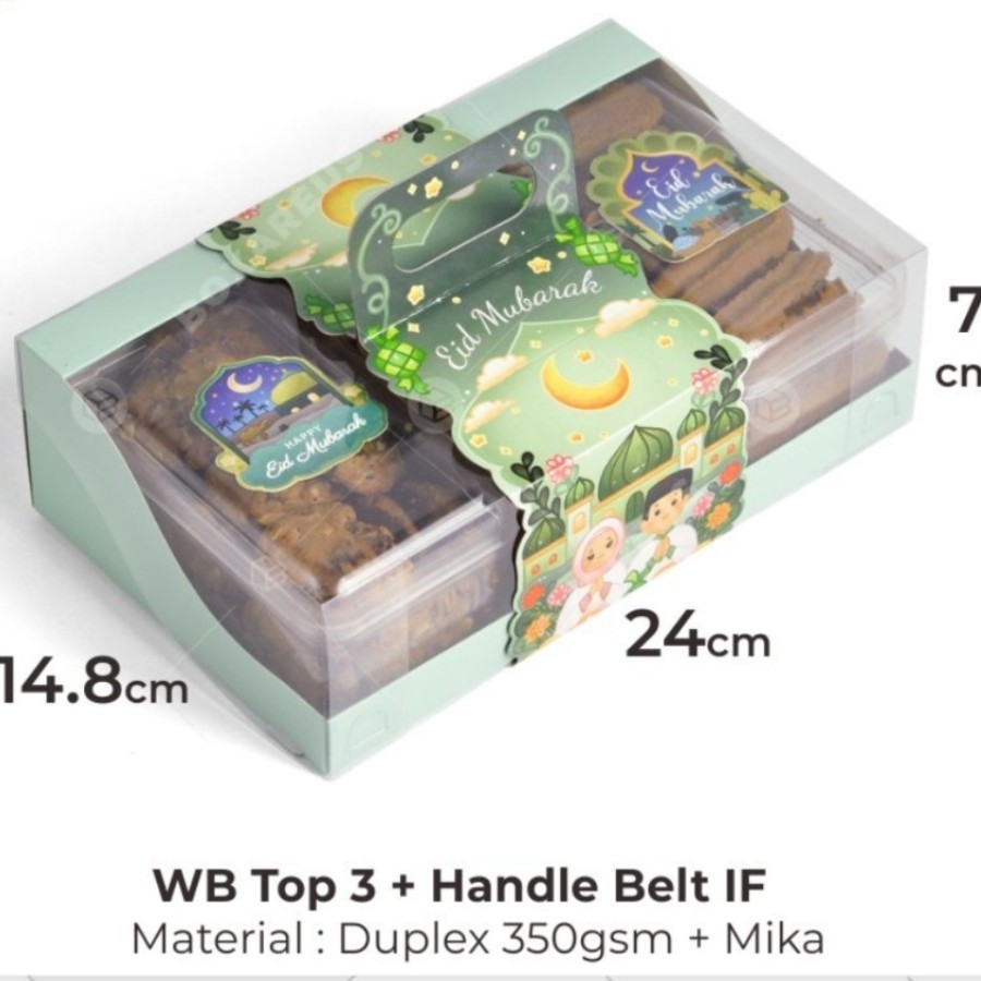 

READY STOK] Bingkisan Lebaran Mewah Box Hampers Idul Fitri Mika Duplex Eid Mubarak